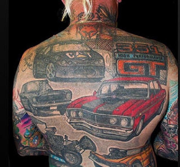 Human Canvas  Beginning of this Epic Car Guy sleeve   Facebook