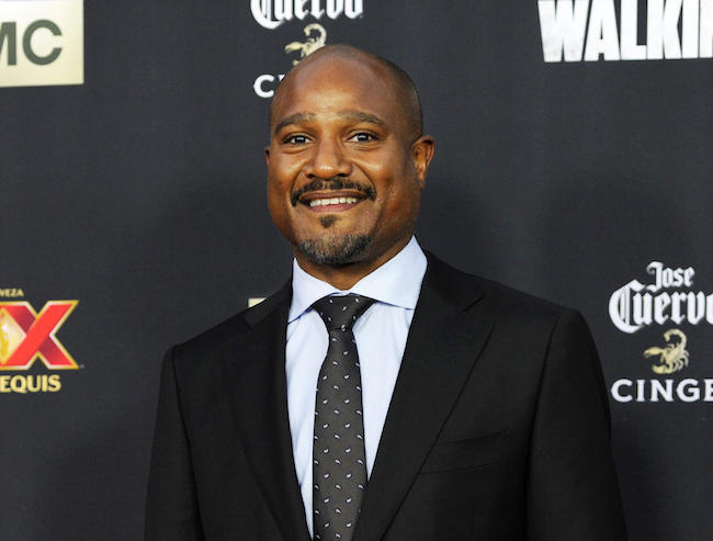 FILE - In this Oct. 2, 2014 file photo, Seth Gilliam, a cast member in "The Walking Dead," poses at a special screening for season five of the show in Universal City, Calif. Gilliam is facing drunken driving and drug charges after police say he was clocked on radar at 107 mph while passing a police officer who was running radar on a Georgia highway. Police say 46-year-old Gilliam was stopped shortly after 2 a.m. Sunday, May 3, 2015, on Georgia 74 in the Peachtree City area, not far from the set where much of the TV show is filmed in nearby Senoia. (Photo by Chris Pizzello/Invision/AP, File)